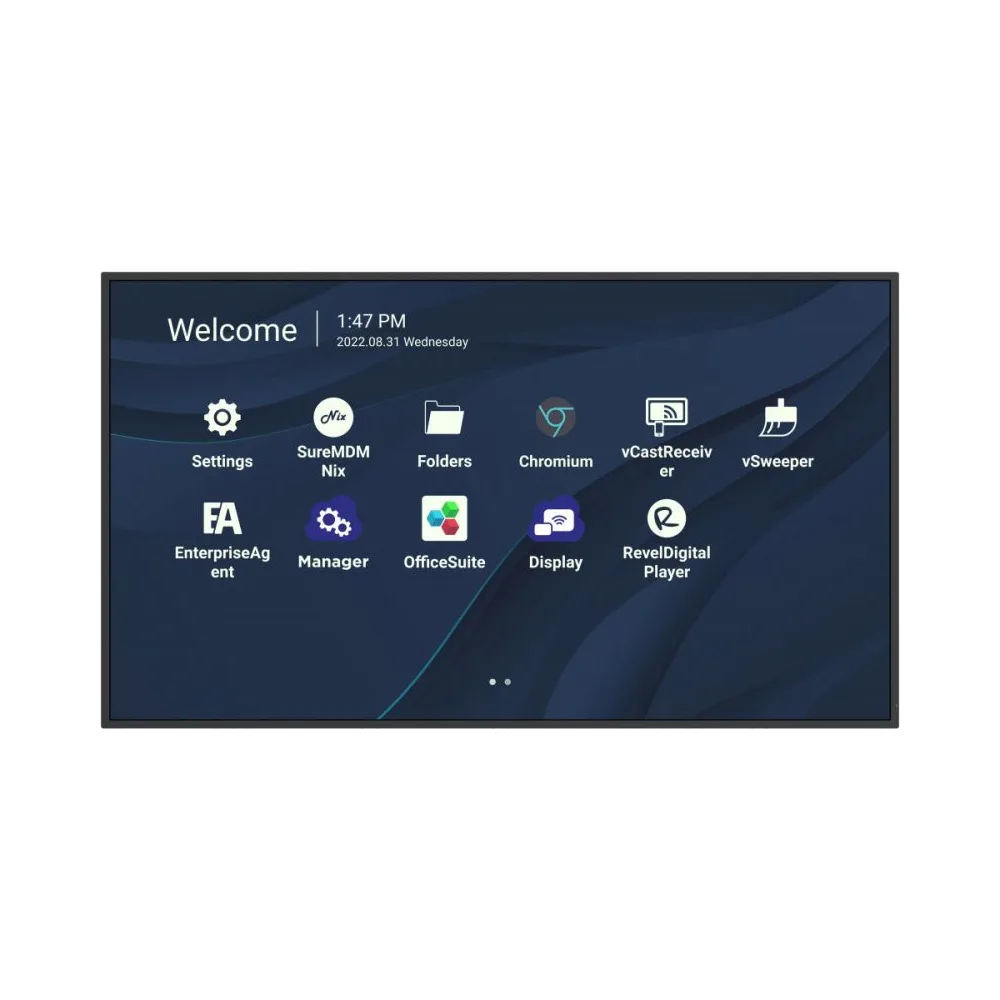 Viewsonic 43IN LED 3840X2160 450 NITS 1200:1 HDMI IN X2 USB-C X1 BLACK