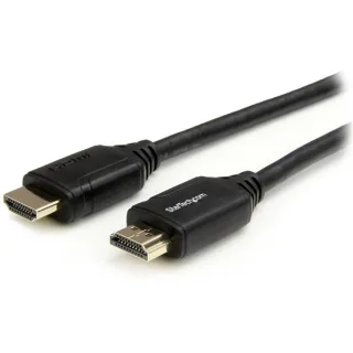 Startech StarTech.com Premium Certified High Speed HDMI 2.0 Cable with Ethernet - 10ft 3m - Ultra HD 4K 60Hz - 10 feet HDMI Male to Male Cord - 30AWG (HDMM3MP) - HDMI cable with Ethernet - HDMI male to HDMI male - 3 m - black - for P/N: EXTEND-HDMI-4K40C6