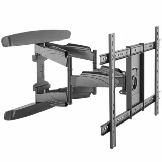 Startech TV Wall Mount supports up to 70 inch VESA Displays, Low Profile Full Motion Universal TV Flat Screen Wall Mount Heavy Duty Adjustable Tilt/Swivel Articulating Arm Bracket - Cable Management (FPWARTB2) - Mounting kit (wall mount, wrench, 2 vertica
