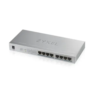 Zyxel GS1008HP - Switch - 8 x 10/100/1000 (PoE+) - desktop, wall-mountable - PoE+ (60 W)