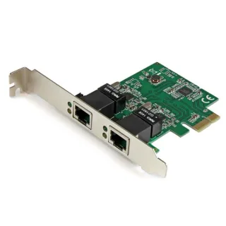 Startech Dual Port Gigabit PCI Express Server Network Adapter Card - 1 Gbps PCIe NIC - Dual Port Server Adapter - 2 Port Ethernet Card (ST1000SPEXD4) - Network adapter - PCI Express x1 low profile - Gigabit Ethernet x 2 - for P/N: ET91000SM10, ET91000SM20