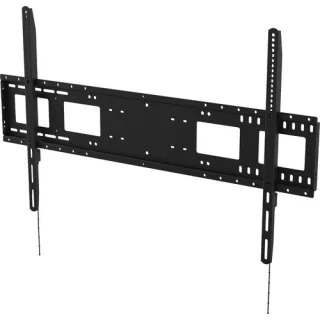 Display wall mount - heavy duty - fits display 47 to 115" with VESA sizes up to 1000 x 600 - non-tilting - suits interactive flat panels or displays - arms latch securely - 3 mm cold rolled steel - media player fixing points - swl 130 kg - black