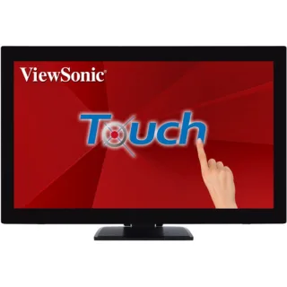 ViewSonic TD2760 - LED monitor - 27" - touchscreen - 1920 x 1080 Full HD (1080p) @ 60 Hz - MVA - 230 cd/m² - 3000:1 - 12 ms - HDMI, VGA, DisplayPort - speakers
