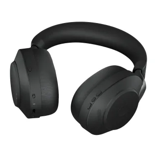Jabra Evolve2 85 UC Stereo - Headset - full size - Bluetooth - wireless - active noise cancelling - 3.5 mm jack - noise isolating - black