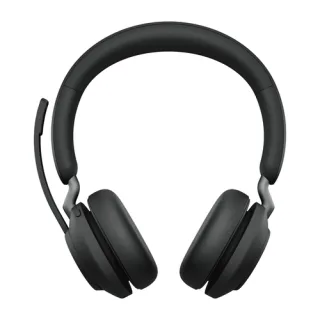 Jabra Evolve2 65 UC Stereo - Headset - on-ear - Bluetooth - wireless - USB-C - noise isolating - black