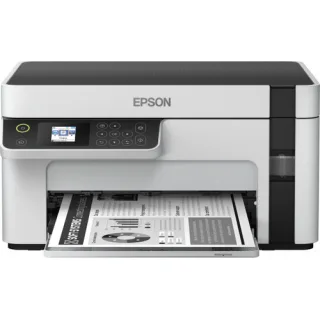 Epson EcoTank ET-M2120 ET M2120 ETM2120 2120 - Multifunction printer - B/W - ink-jet - A4/Legal (media) - up to 15 ppm (printing) - 150 sheets - USB, Wi-Fi - white