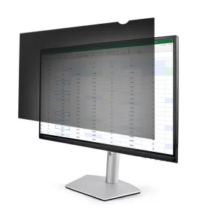 StarTech Monitor Privacy Screen for 32 inch Display, Widescreen Computer Monitor Security Filter, Blue Light Reducing Screen Protector (PRIVSCNMON32) - Display privacy filter - 32" wide - transparent