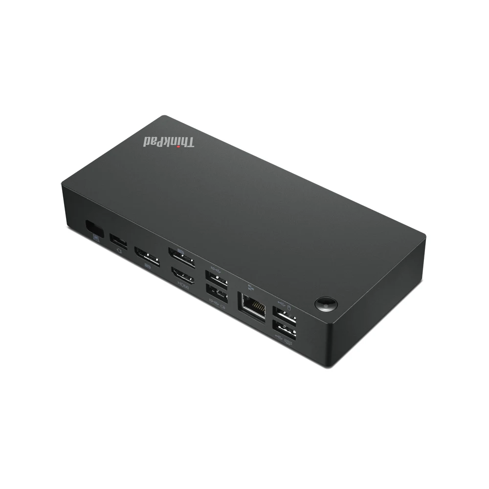 Lenovo ThinkPad Universal USB-C Dock - Docking station - USB-C - HDMI, 2 x DP - 1GbE - 90 Watt