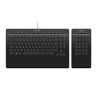3Dconnexion Keyboard Pro with Numpad - Keyboard and numeric pad set - USB - QWERTY - UK