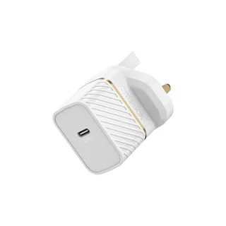 This 30W wall charger is powered by GaN technology, giving you higher efficiency by generating less heat and a form factor that is smaller than ever  all while providing maximum power. Smart, safe and built to last. OtterBox Premium fast charge Wall Char
