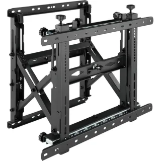 Vision - Mounting kit (wall mount) - for LCD display - lockable - steel - black - screen size: 45"-86