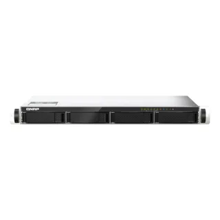 QNAP TS-435XeU - NAS server - 4 bays - rack-mountable - SATA 6Gb/s - RAID 0, 1, 5, 6, 10, JBOD - RAM 4 GB - 2.5 Gigabit Ethernet / 10 Gigabit Ethernet - iSCSI support - 1U