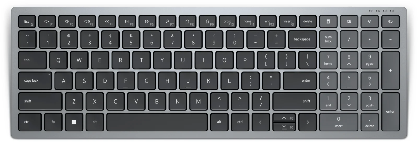 Dell DELL COMPACT MULTI-DEVICE WIRELESS KEYBOARD - KB740 - UK (