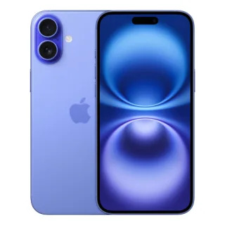 Apple iPhone 16 Plus - 5G smartphone - dual-SIM / Internal Memory 128 GB - OLED display - 6.7" - 2796 x 1290 pixels - 2x rear cameras 48 MP, 12 MP - front camera 12 MP - ultramarine
