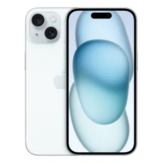 Apple iPhone 15 - 5G smartphone - dual-SIM / Internal Memory 256 GB - OLED display - 6.1" - 2556 x 1179 pixels - 2x rear cameras 48 MP, 12 MP - front camera 12 MP - blue