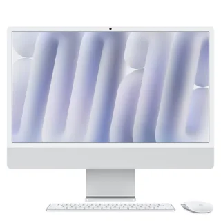 Allinone 24inch iMac with Retina 4.5K Display M4 chip with 10-Core CPU and 10-Core GPU 16GB RAM 256GB SSD Silver Z1EH