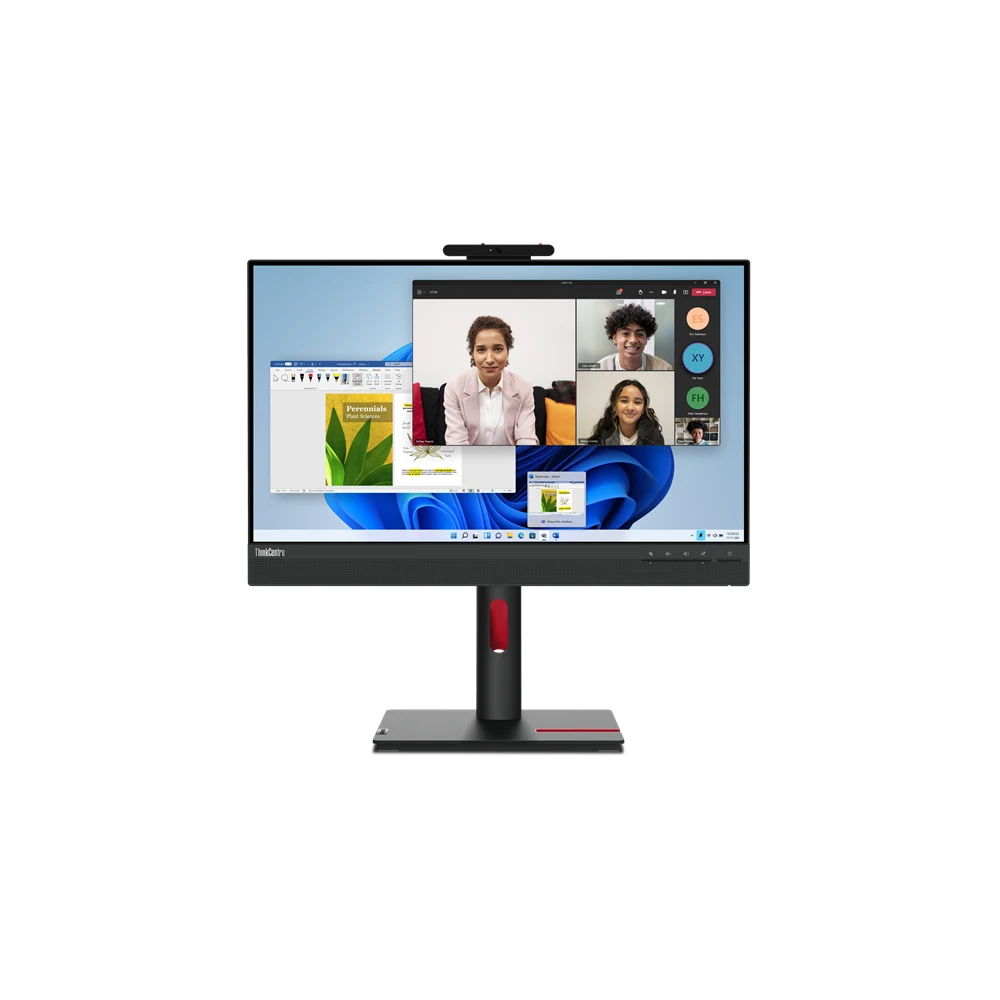 Lenovo ThinkCentre Tiny-in-One 24 Gen 5 - LED monitor - 24" (23.8" viewable) - 1920 x 1080 Full HD (1080p) @ 60 Hz - IPS - 250 cd/m² - 1000:1 - 4 ms - HDMI, DisplayPort - speakers - raven black