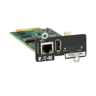 Eaton Cybersecure Gigabit NETWORK-M3 Card for UPS and PDU - Remote management adapter - Gigabit Ethernet x 1 - for P/N: 5PX3000IRTNG2, 9PX1500RT-L, 9PX2000RT-L, 9PX2200GRT-L, 9PX3000GRT-L, 9PX3000RT-L