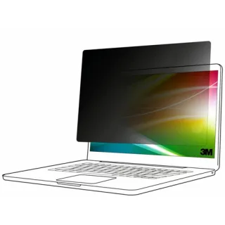 3M Bright Screen Privacy Filter - Notebook privacy filter (horizontal) - 16