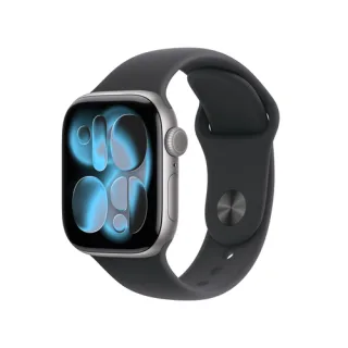 Apple Watch Series 11 GPS 42mm Space Grey Aluminium Case with Black Sport Band - S/M