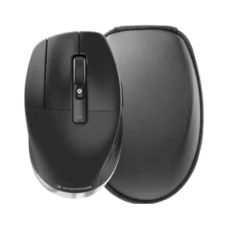 3Dconnexion CadMouse Pro Wireless Left - Mouse - ergonomic - left-handed - 7 buttons - wireless - Bluetooth, 2.4 GHz, USB-C - USB wireless receiver