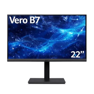 Acer Vero B227Q E3bmiprzxv - B7 Series - LED monitor - 22" (21.5" viewable) - 1920 x 1080 Full HD (1080p) @ 100 Hz - IPS - 250 cd/m² - 1000:1 - 4 ms - HDMI, VGA, DisplayPort - speakers - black