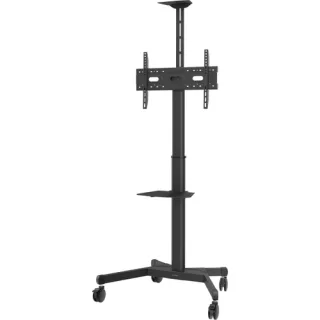 Vision X-Series VFM-F21 - Cart - for flat panel / video conferencing system - height adjustable, max. 50 kg - steel - black - screen size: 31"-80