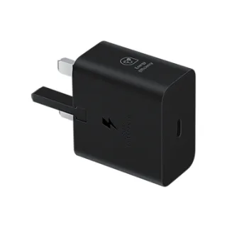 Samsung EP-T2510 - Power adapter - 25 Watt - 3 A - SFC, PD 3.0 (USB-C) - on cable: USB-C - black