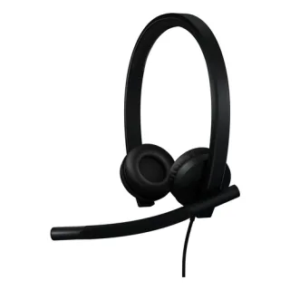 Logitech H570e - Headset - on-ear - wired - USB-A - Certified for Microsoft Teams