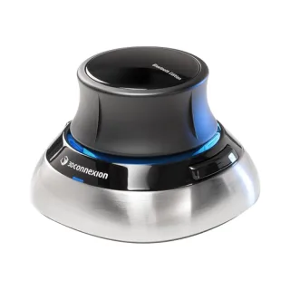 3Dconnexion SpaceMouse Wireless - 3D mouse - 2 buttons - wireless - Bluetooth, 2.4 GHz