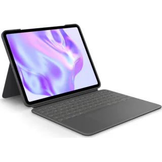 Logitech Combo Touch - Keyboard and folio case - with trackpad - backlit - Apple Smart connector - QWERTY - UK - graphite - for Apple 13-inch iPad Pro (M4)