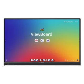 ViewSonic ViewBoard IFP7553 - 75" Diagonal Class IFP53 Series LED-backlit LCD display - interactive - with touchscreen (multi touch) / 8-microphone array / optional slot-in PC capability - Android - 4K UHD (2160p) 3840 x 2160 - Direct LED