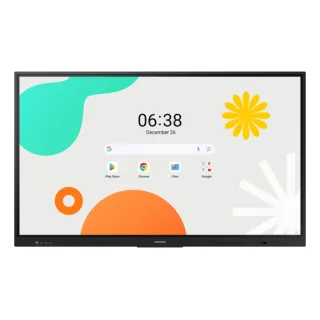 Samsung Interactive Display WA75F - 75" Diagonal Class WAF Series LED-backlit LCD display - education / business - with touchscreen (multi touch) - Android - 4K UHD (2160p) 3840 x 2160 - black