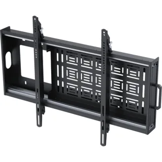Vision VFM-W8X6S - Mounting kit (wall mount) - heavy-duty, tiltable - for flat panel / mini PC - cold-rolled steel - black - screen size: 47"-90