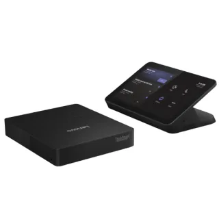 Lenovo ThinkSmart Core Gen 2 - Video conferencing kit (touchscreen console, compute system) - with 3 Years Lenovo Premier Support + 3 Years Lenovo Software Maintenance for Smart Office Solution - Certified for Microsoft Teams Rooms - black - power adapter