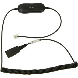 Jabra GN1216 - Headset cable - RJ-9 male to Quick Disconnect male - 2 m - for Avaya one-X Deskphone Edition 96XX, Jabra GN 2000, GN1900, GN2000, BIZ 2400 3in1, GN2000