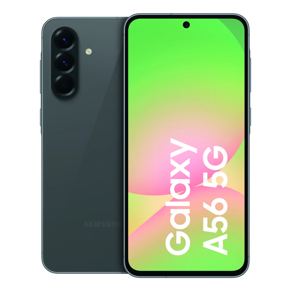 Samsung Galaxy A56 - Enterprise Edition - 5G smartphone - dual-SIM - RAM 8 GB / Internal Memory 128 GB - OLED display - 6.7" - 2340 x 1080 pixels (120 Hz) - 3x rear cameras 50 MP, 12 MP, 5 MP - front camera 12 MP - awesome graphite