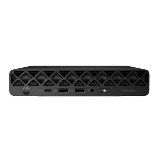 HP ProDesk 4 G1i AI - AI PC - mini Core Ultra 7 265T / up to 5.3 GHz - vPro Enterprise - RAM 16 GB - SSD 512 GB - NVMe - Intel Graphics - Gigabit Ethernet, IEEE 802.11ax (Wi-Fi 6E), Bluetooth 5.3 - Win 11 Pro - monitor: none - keyboard: UK - jack black -