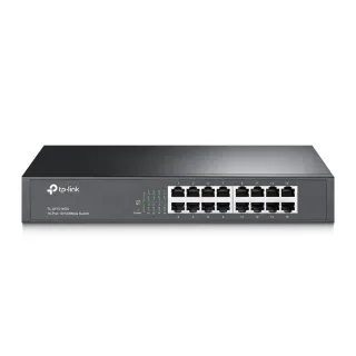 TP-Link TL-SF1016DS 16 p 10/100M Switch, 13 inch rack-mount