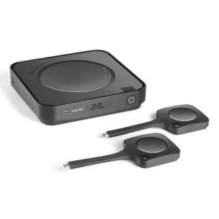 Standalone Product: Clickshare Hub Pro EU with 2 Buttons - It does not include the Panel, Gen5 Button Tray, Power Supply and Power Cord