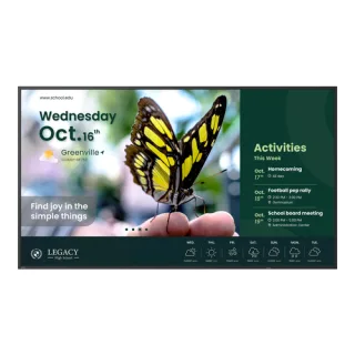 BenQ ST5504 - 55" Diagonal Class ST04 Series LED-backlit LCD display - digital signage - Android - 4K UHD (2160p) 3840 x 2160 - Direct LED