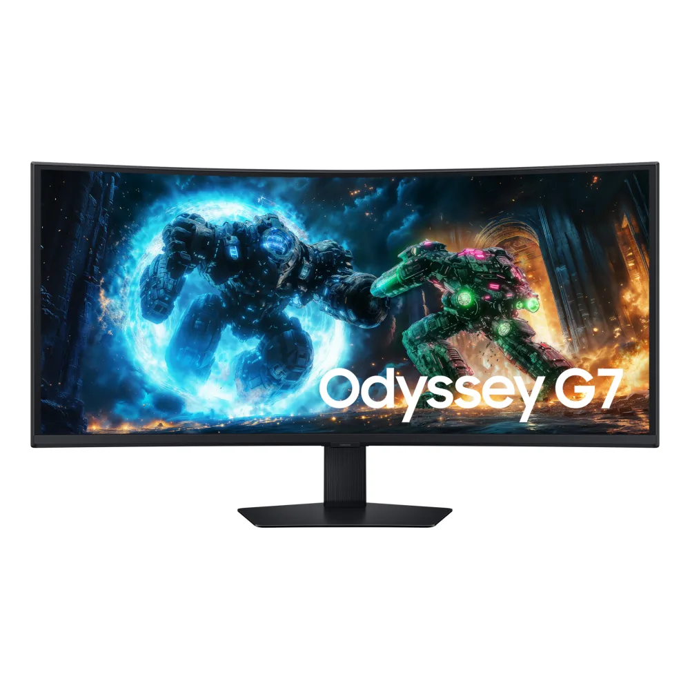 Samsung Odyssey G7 S40FG756EU - G75F Series - LED monitor - gaming - curved - 40" - 5120 x 2160 WUHD @ 180 Hz - VA - 350 cd/m² - 3000:1 - DisplayHDR 600 - 1 ms - 2xHDMI, DisplayPort - black