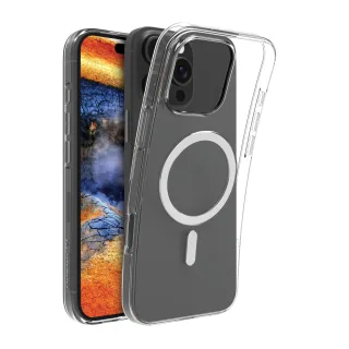 dbramante1928 Greenland Pro - Back cover for mobile phone - MagSafe compatibility - plastic - clear - for Apple iPhone 16 Pro