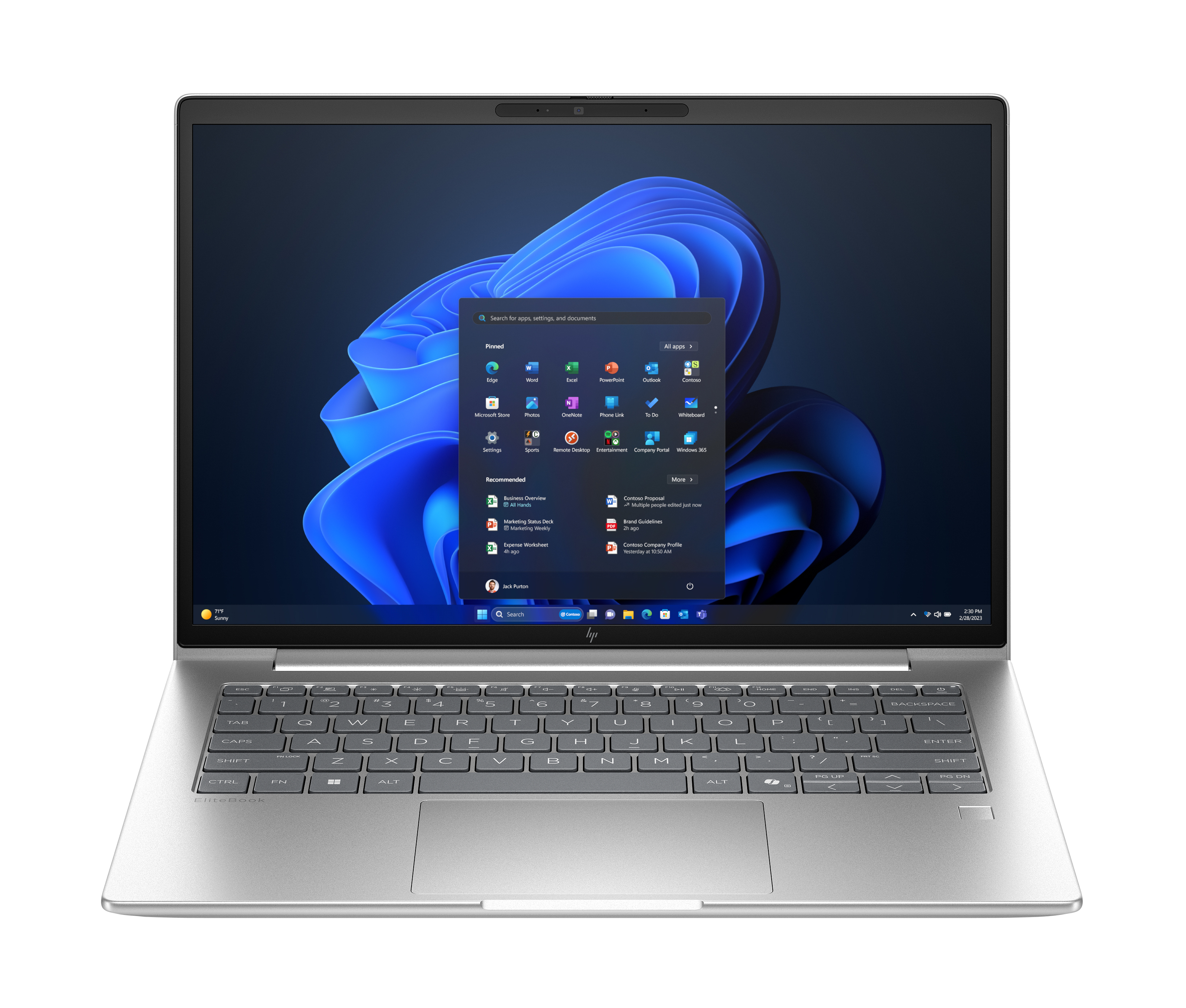 HP EliteBook 6 G1ah Notebook - AMD Ryzen 5 - 220 / up to 4.9 GHz - Win 11 Pro - Radeon 740M - 24 GB RAM - 512 GB SSD NVMe - 14" IPS 1920 x 1200 - Gigabit Ethernet - Wi-Fi 6E, Bluetooth - pike silver aluminium - kbd: UK