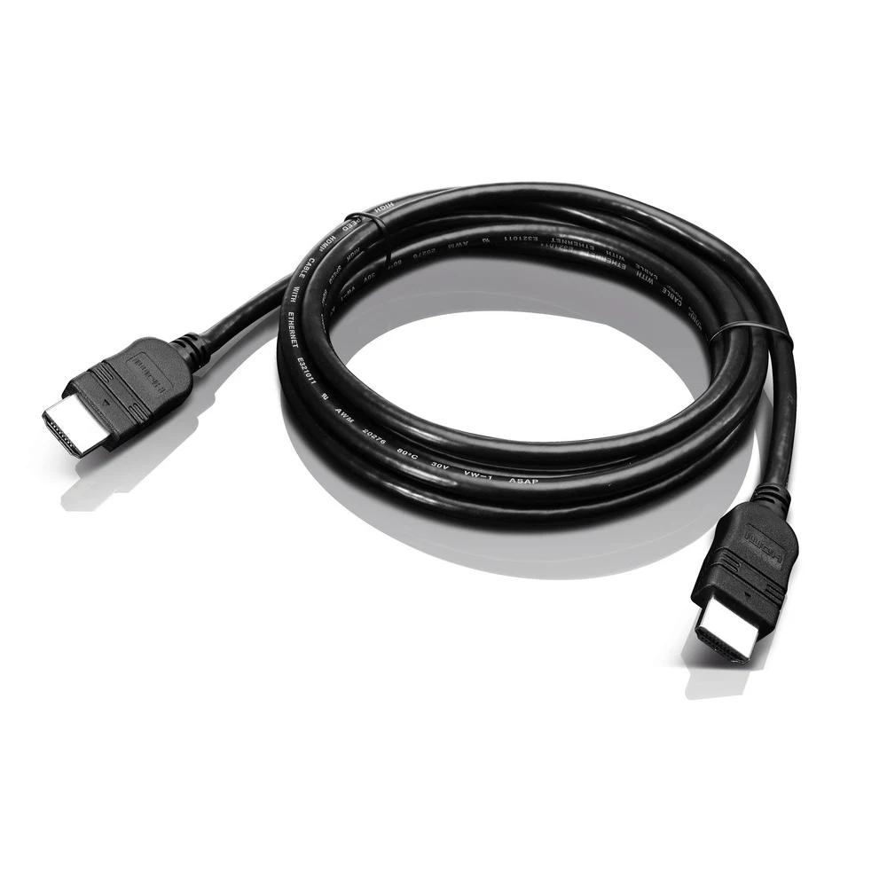 Lenovo - HDMI cable - HDMI male to HDMI male - 2 m - for ThinkSmart Hub 11H1