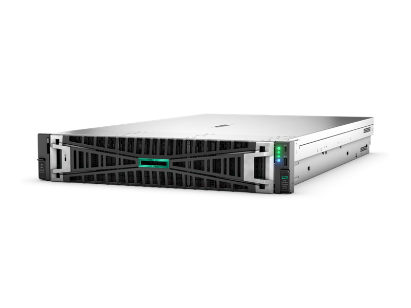HPE ProLiant Compute DL380 Gen12 6505P 1P 2x32GB-R 8SFF MR408i-o 2x480GB SSD 2x1000W PS EU Server - This HPE pre built server includes the following: - 2 x P69727-B21 = HPE 32GB (1x32GB) Dual Rank x8 DDR5-6400 CAS-46-45-45 EC8 Registered Smart Memory Kit
