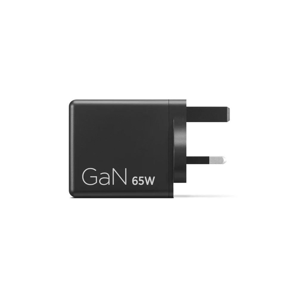 Lenovo - Power adapter - GaN - 65 Watt (USB-C) - black - United Kingdom