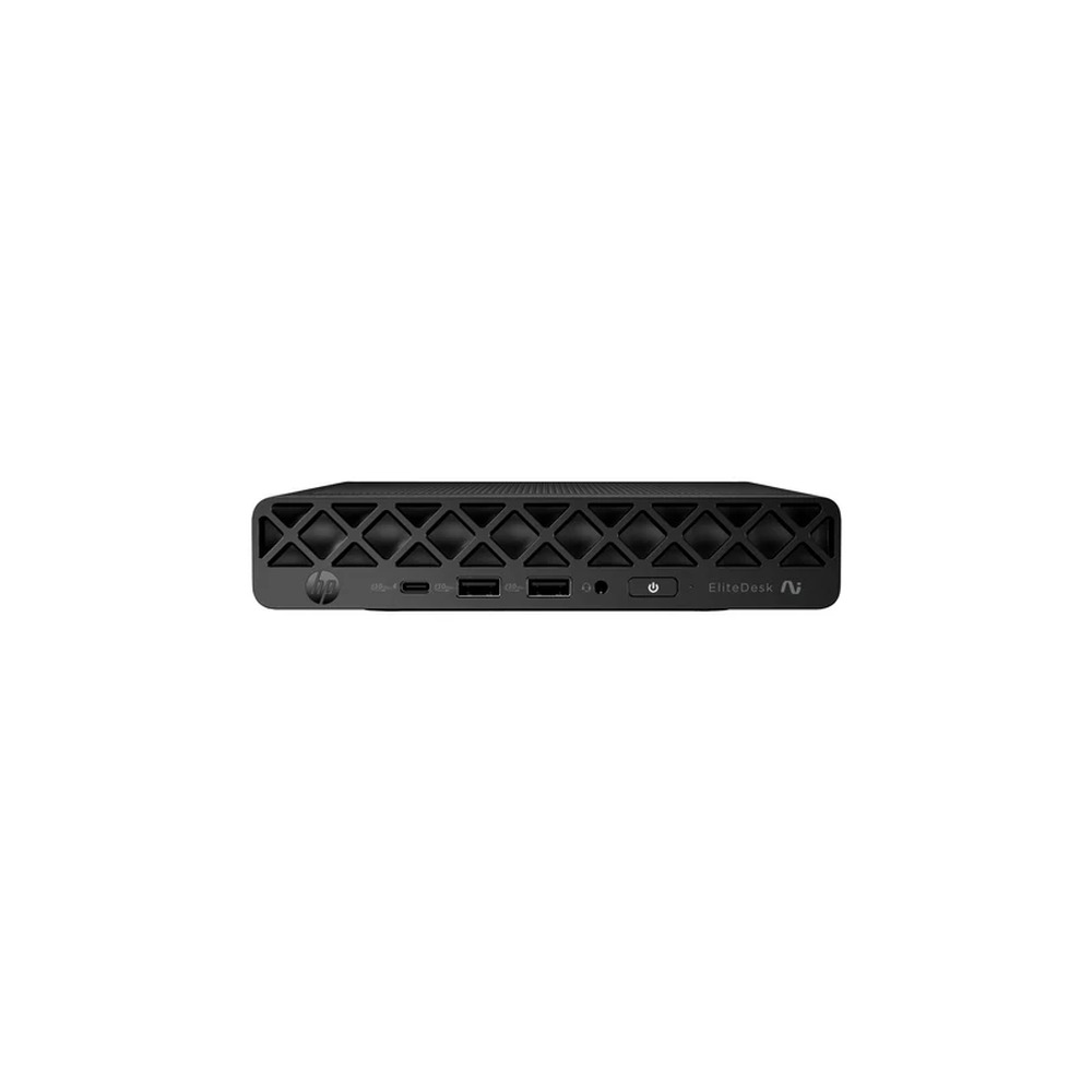 HP EliteDesk 8 G1a Next Gen AI PC - Copilot+ PC, AI PC - mini Ryzen AI 5 340 / up to 4.8 GHz - RAM 32 GB - SSD 1 TB - NVMe - Radeon 840M - Gigabit Ethernet, IEEE 802.11ax (Wi-Fi 6), Bluetooth 5.4 - Win 11 Pro - monitor: none - keyboard: UK - jack black -