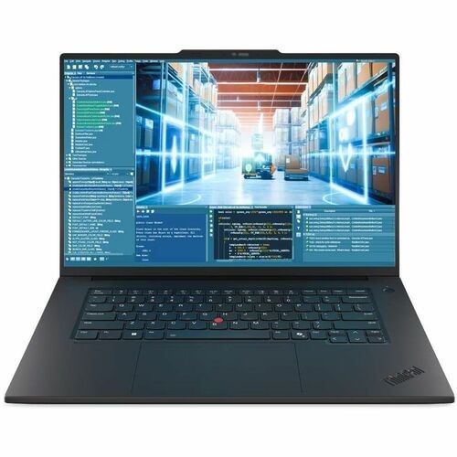 Lenovo ThinkPad P1 Gen 8 21Q8 - Intel Core Ultra 7 - 255H / up to 5.1 GHz - Evo - Win 11 Pro - RTX PRO 2000 Blackwell - 32 GB RAM - 1 TB SSD TCG Opal Encryption 2, NVMe, Performance - 16" IPS 1920 x 1200 - Wi-Fi 7, Bluetooth - black - kbd: UK - with 3 Yea