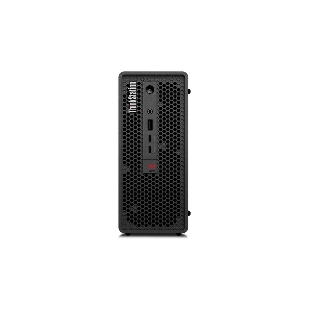 Lenovo ThinkStation P3 Ultra Gen 2 30J5 - AI Workstation - SFF 1 x Core Ultra 7 265 / up to 5.3 GHz - vPro Enterprise - RAM 16 GB - SSD 512 GB - TCG Opal Encryption, NVMe, Performance - Intel Graphics - Gigabit Ethernet - Win 11 Pro - monitor: none - keyb